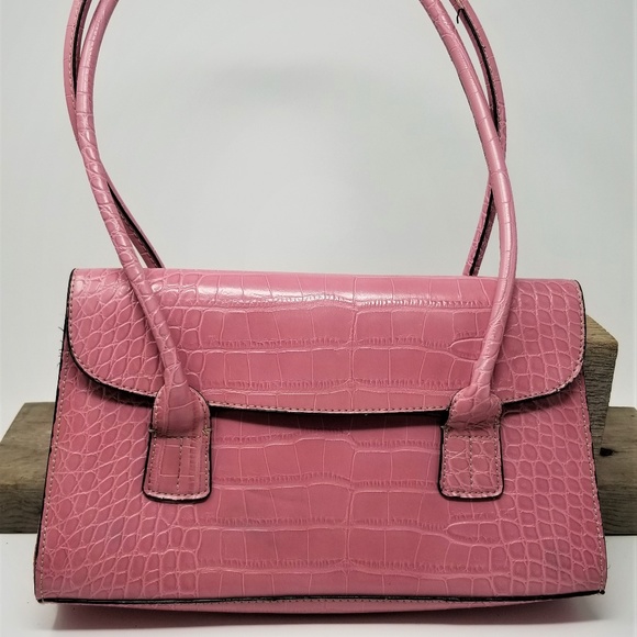 Tommy Hilfiger Handbags - Tommy Hilfiger Pink Gator Pattern Purse